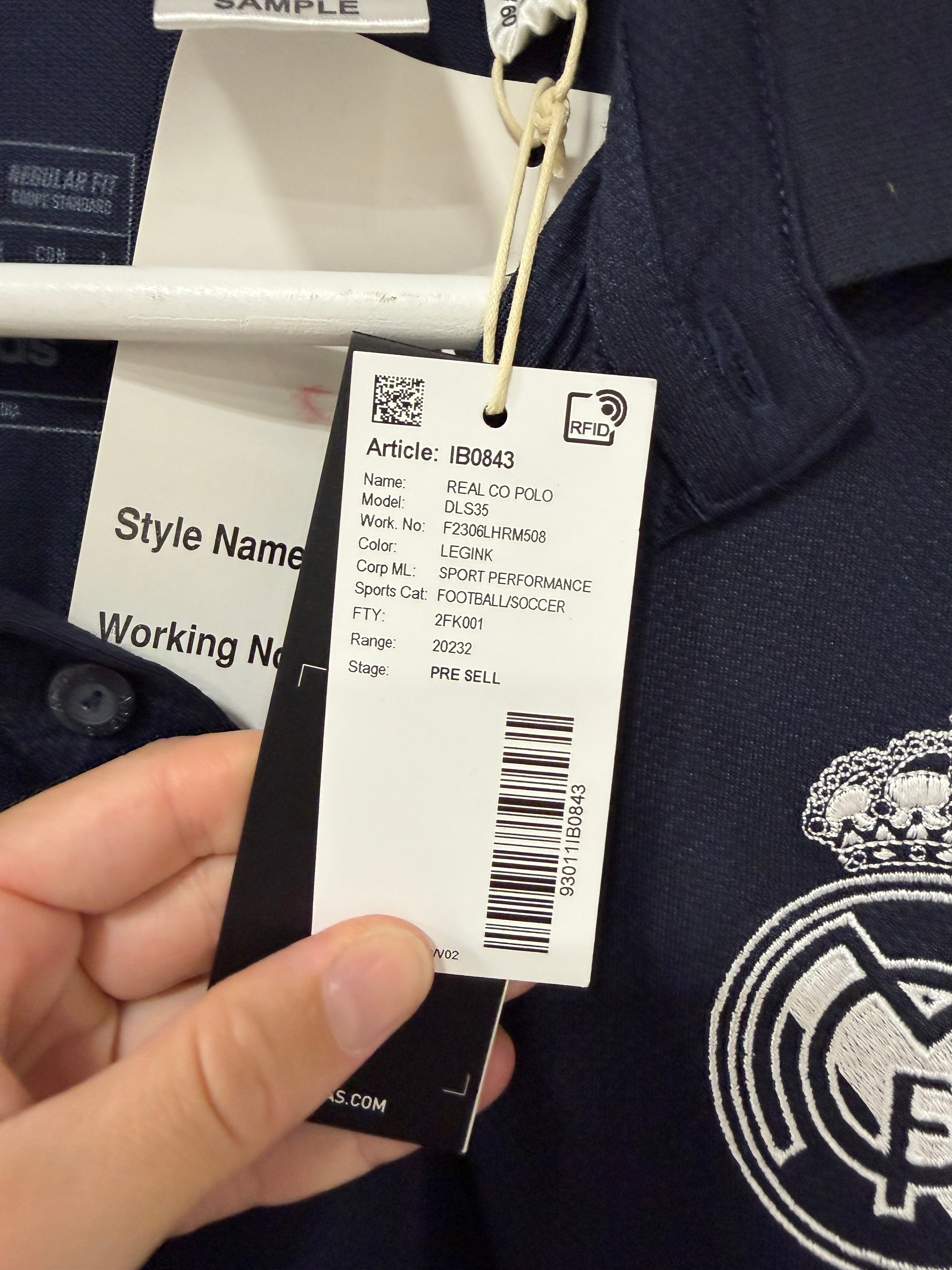 Adidas Real Madrid Polo Mens Size Medium