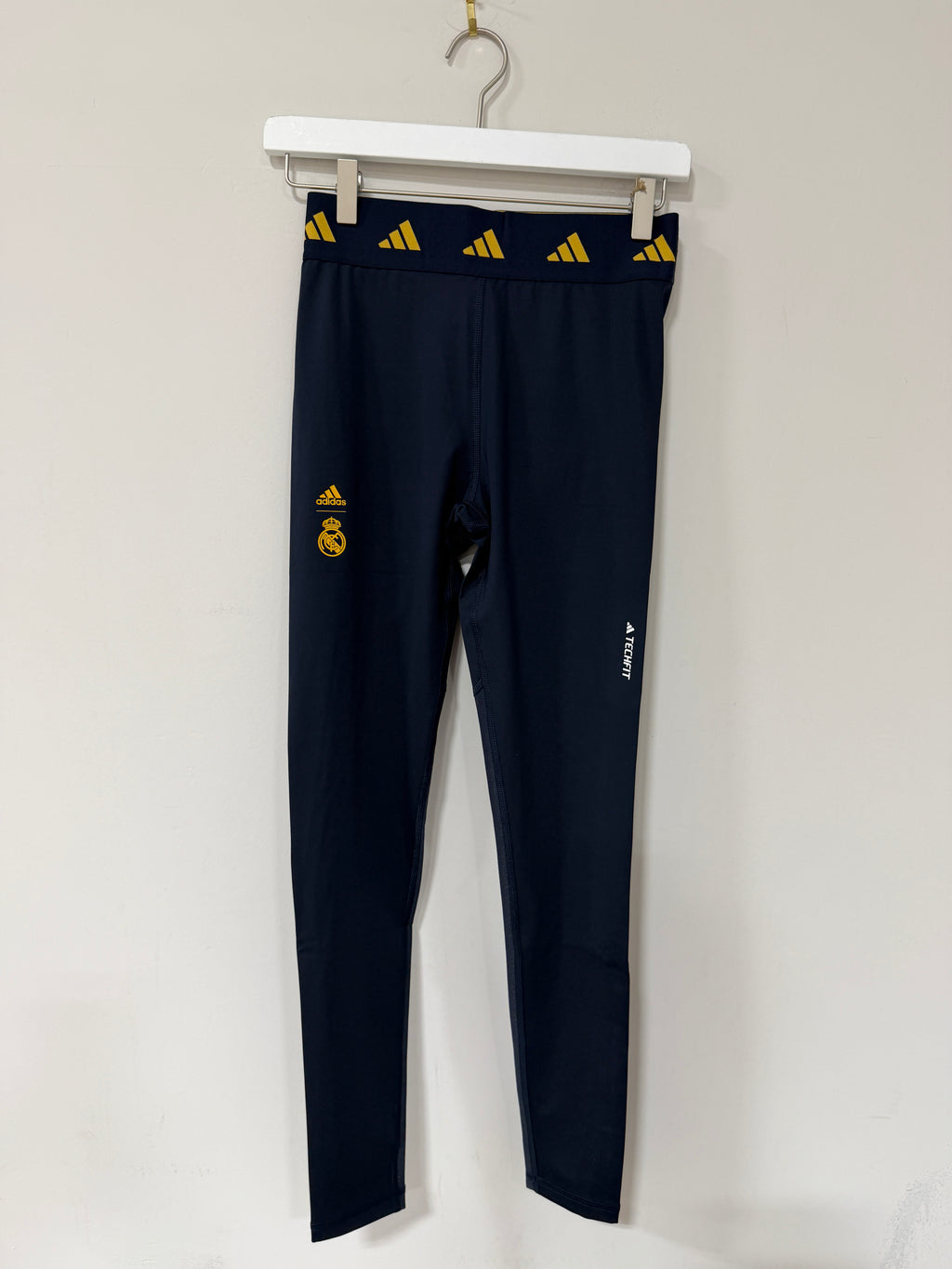 Real Madrid adidas Women's Techfit AEROREADY Tights - Navy
