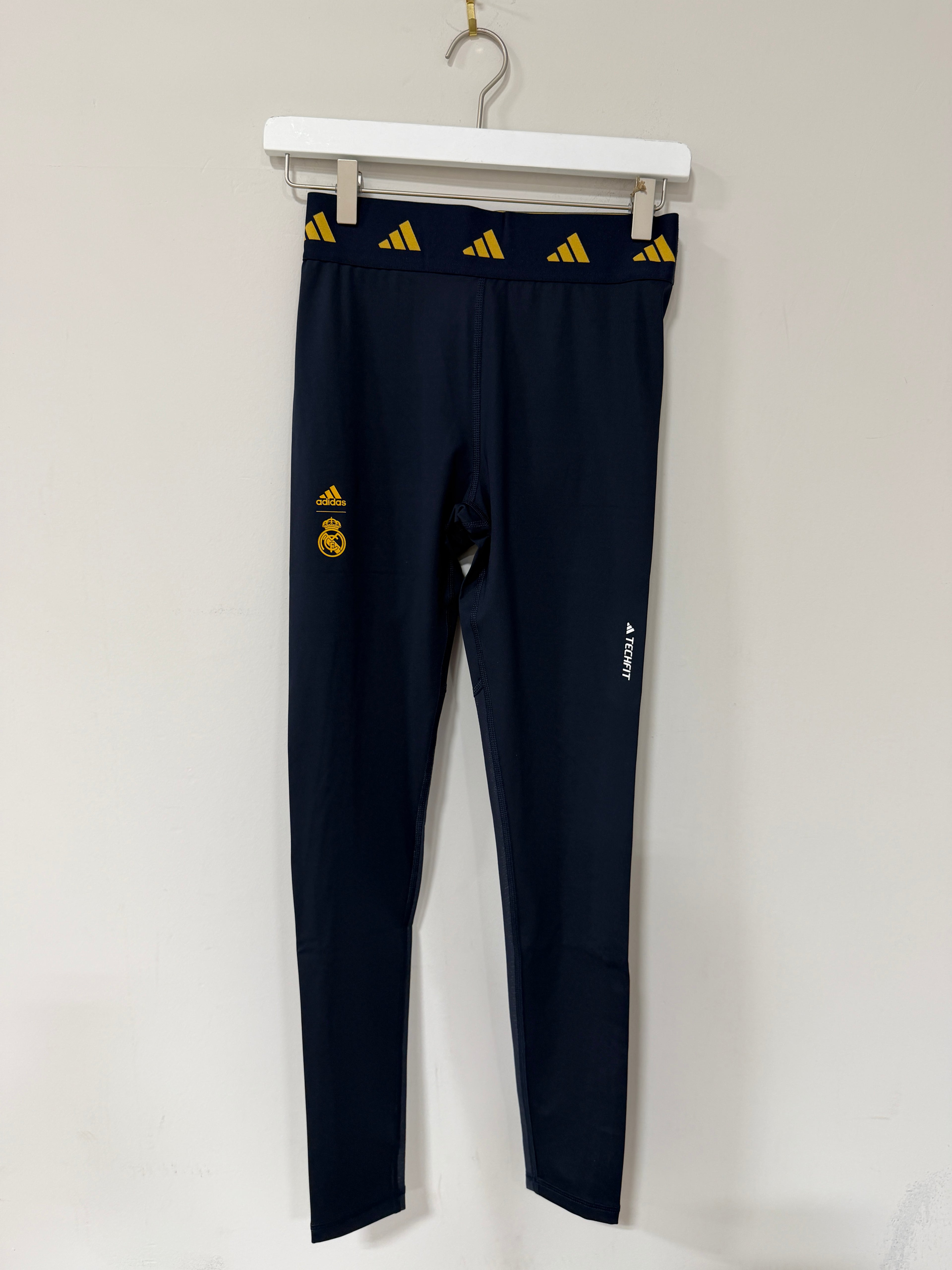 Real Madrid adidas Women's Techfit AEROREADY Tights - Navy