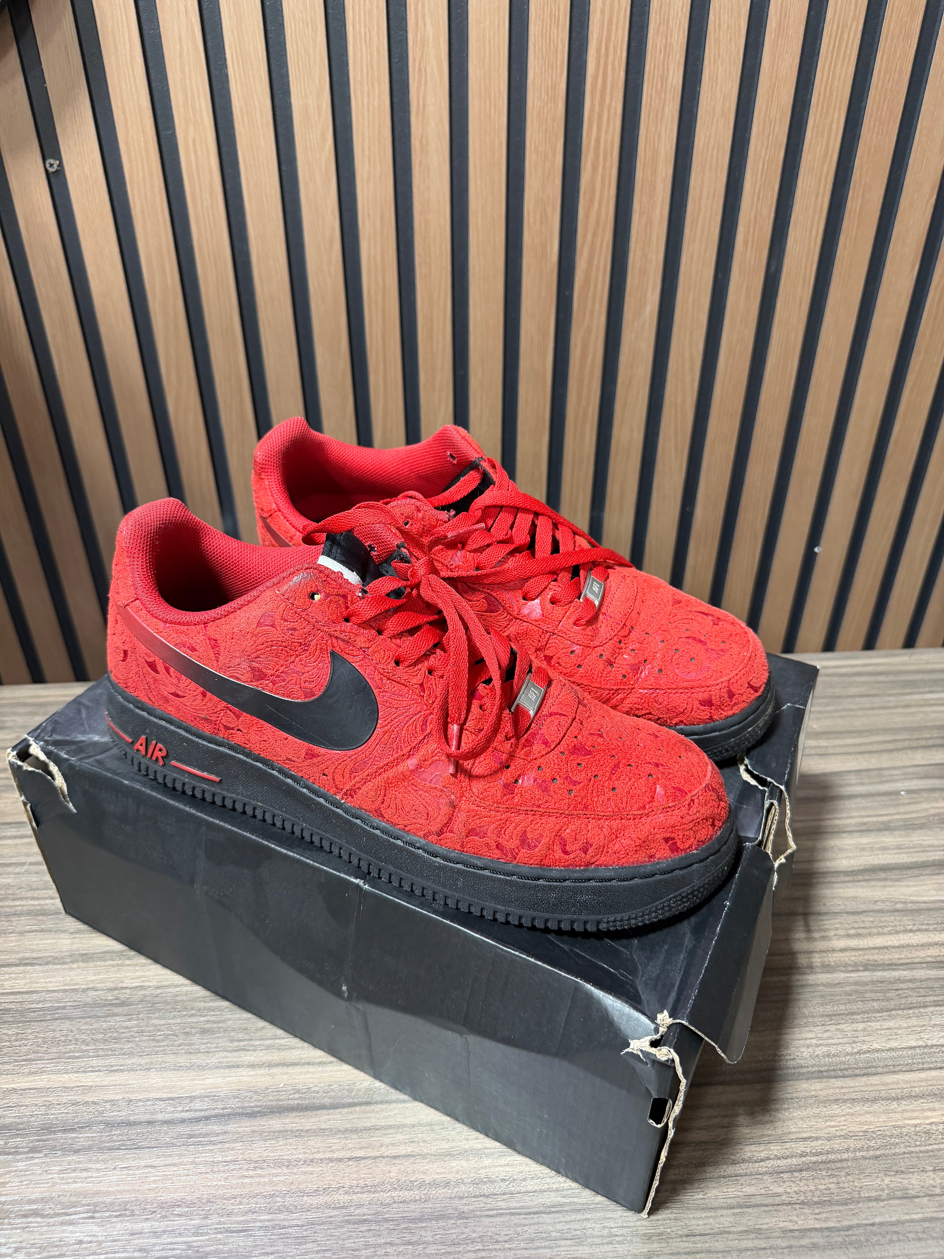 Nike Air Force 1 Low 'Miami Heat' Sz 12