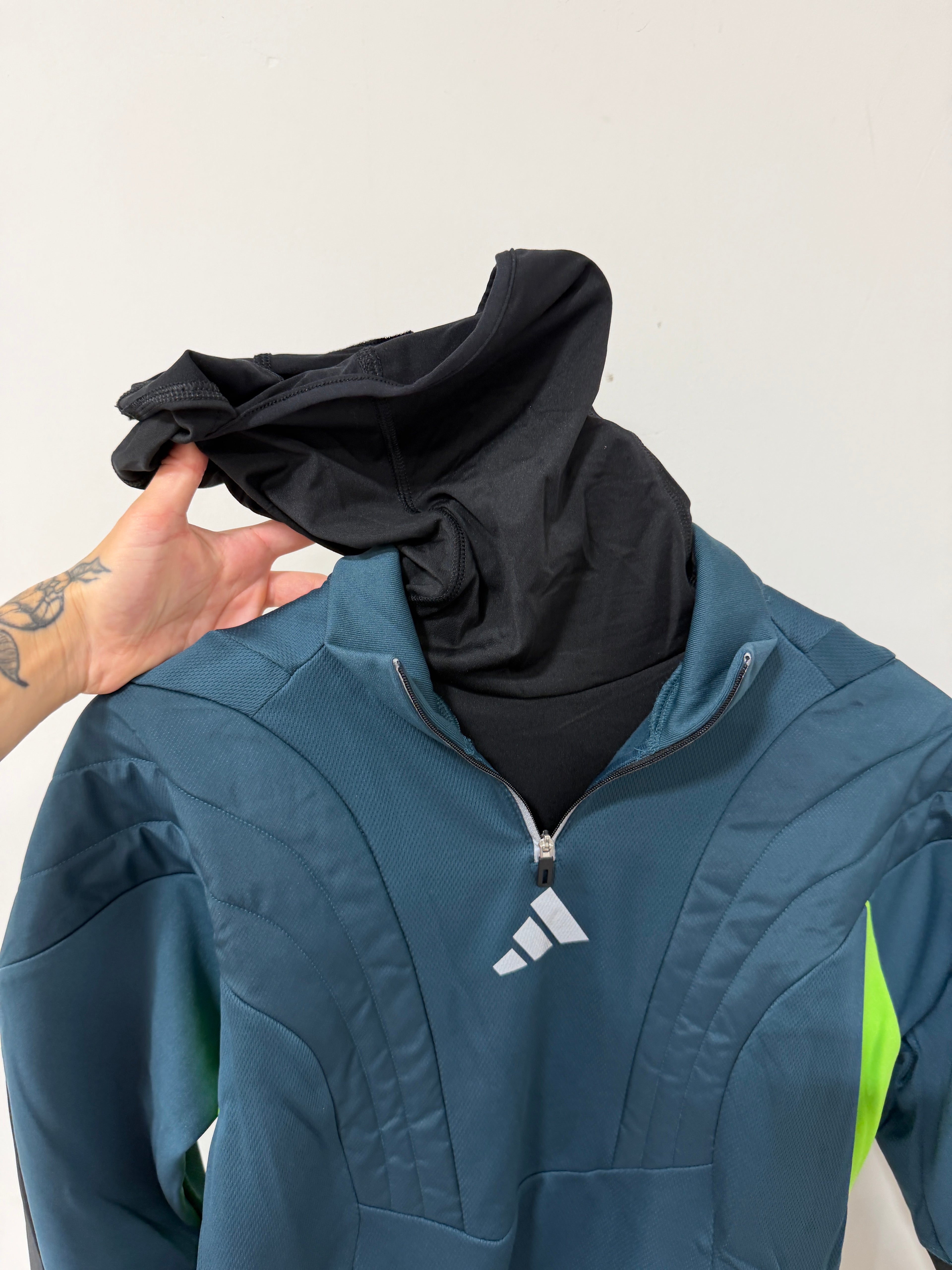 Adidas Tiro 23 Competition Winterized Long Sleeve Shirt Blue Men’s Medium