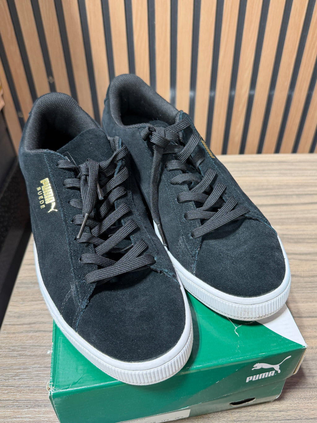 Puma Suede Classic Sz 12 Black