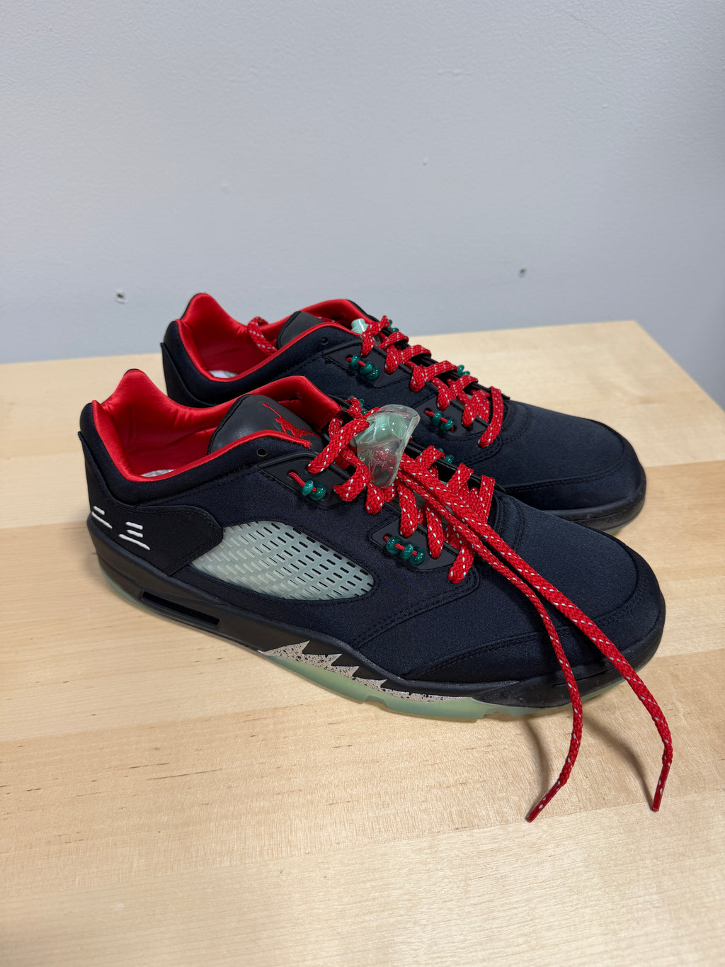 NEW CLOT x Air Jordan 5 Retro Low 'Jade' Sz 12