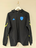 Arsenal Team Training Football Soccer Jacket With Zipped Adidas Men Sz Medium