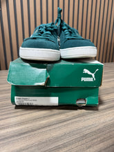Load image into Gallery viewer, Puma Suede Classic Sz 12 Green/White
