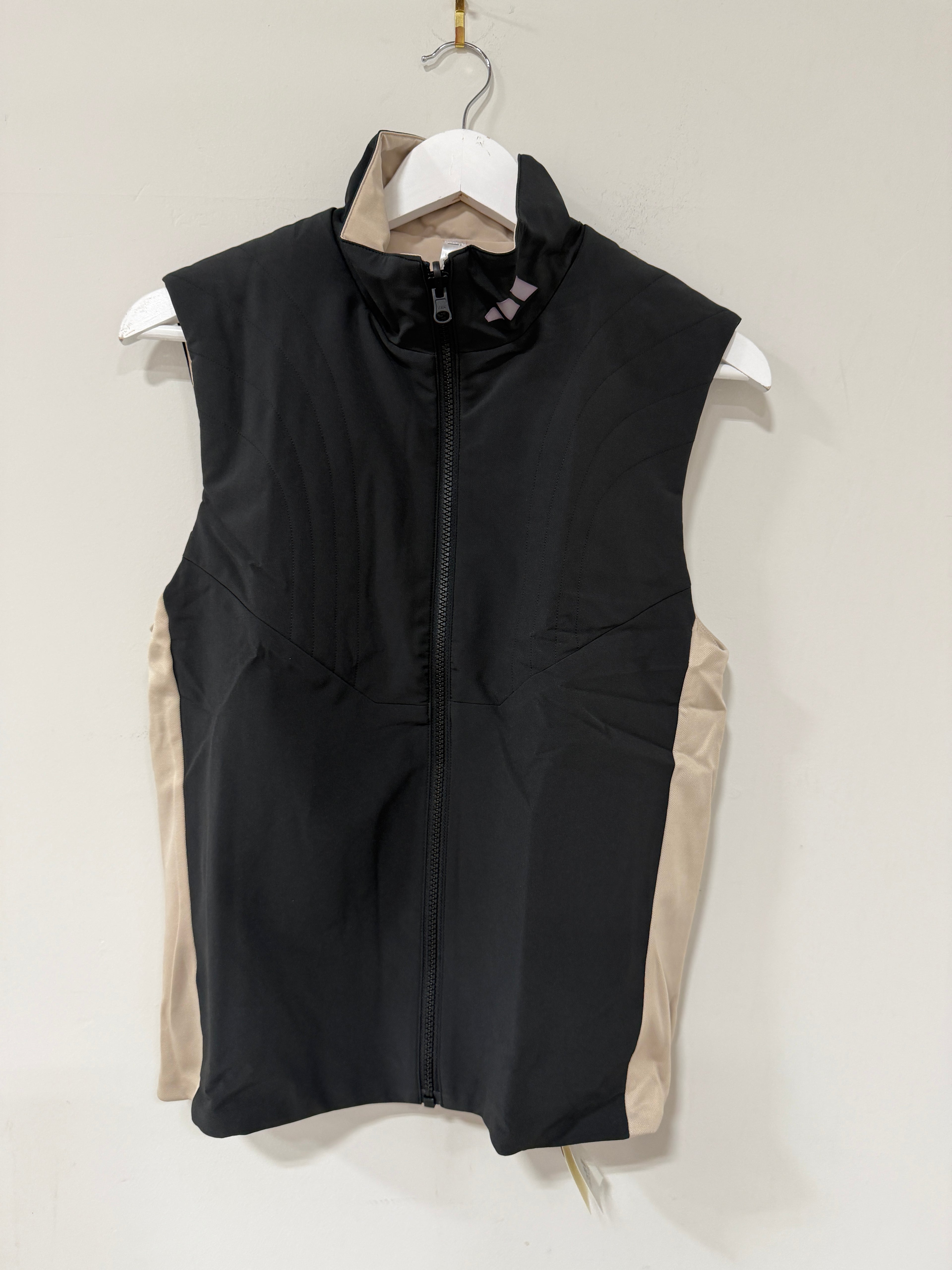 Adidas Tiro 23 Womens Winter Vest Sz Small Reversible grey/tan