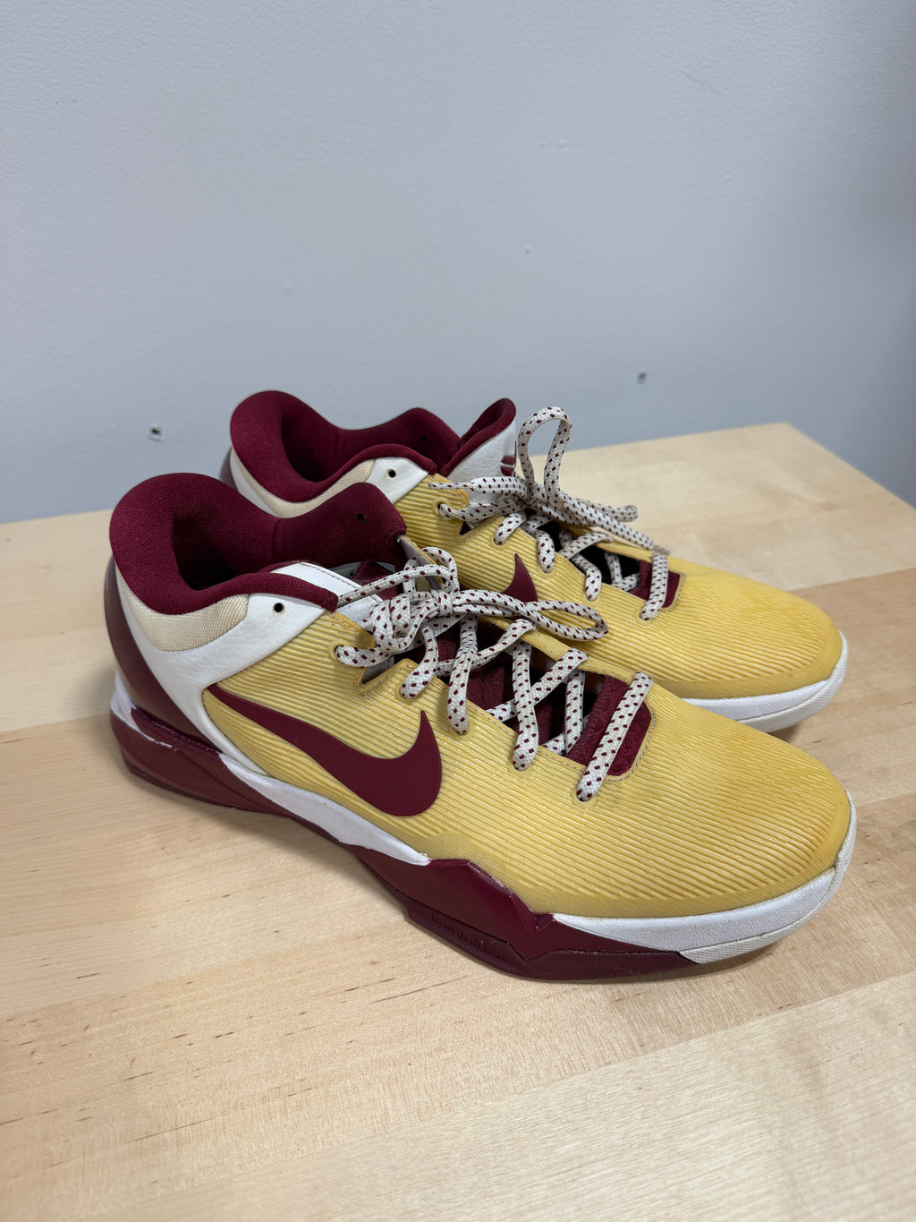 Nike Zoom Kobe 7 System TB 'White Varsity Crimson' Sz 12.5