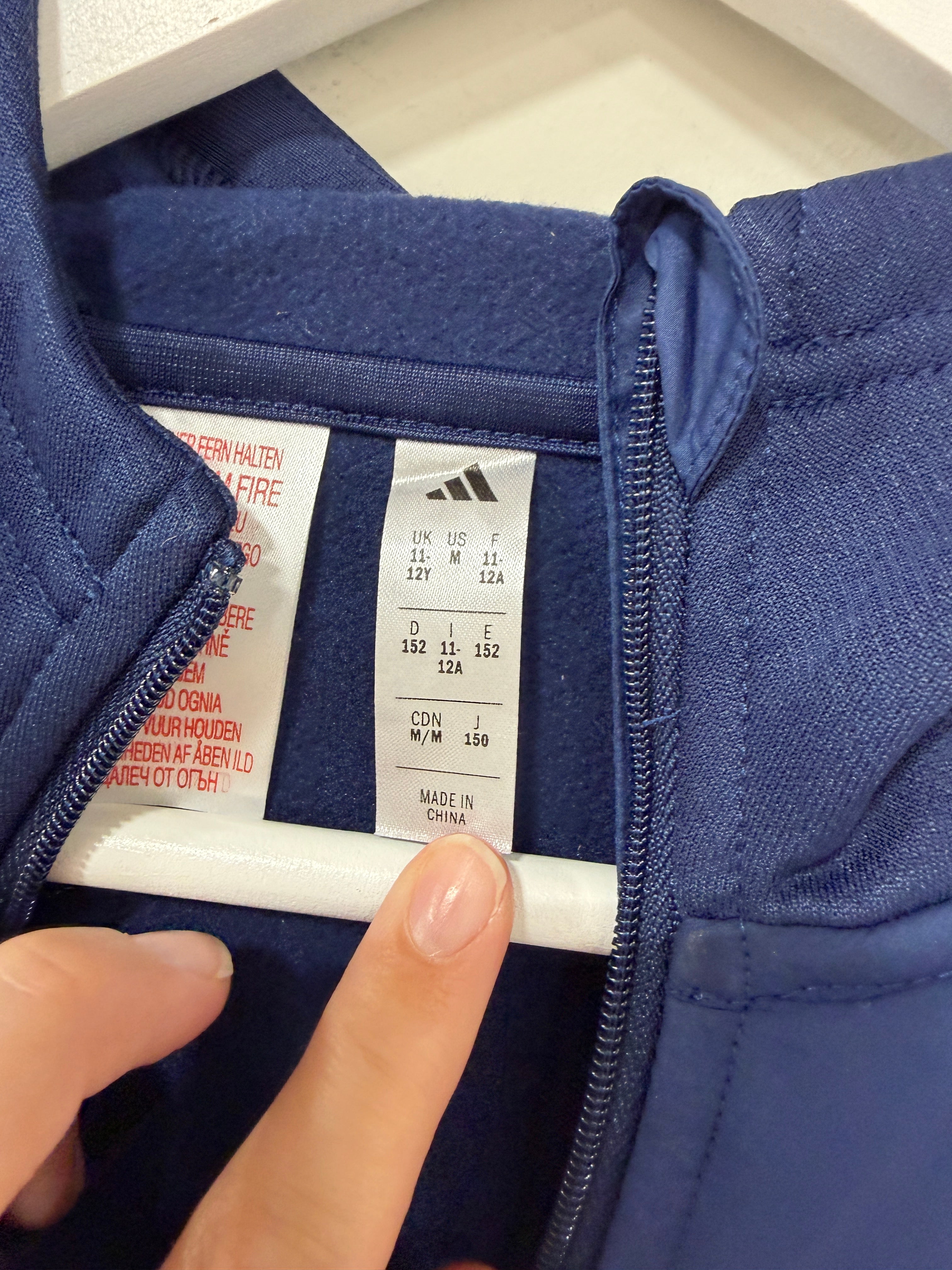 Adidas Tiro 25 Winterized Training Top Size Youth Medium
