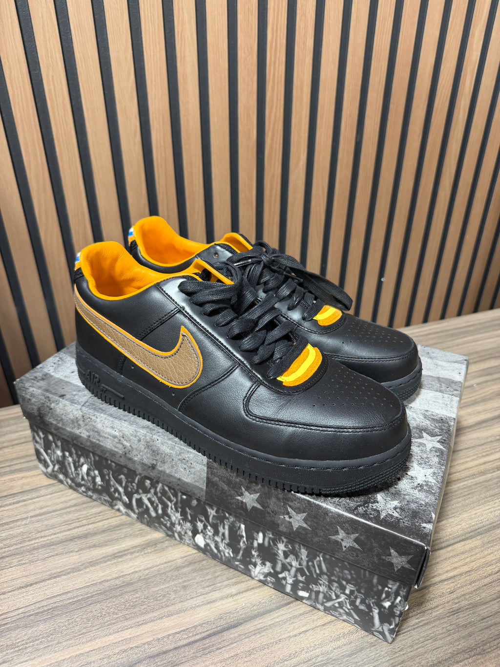 Riccardo Tisci x Nike Air Force 1 SP 'Black Brown' Sz 11.5