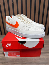 Load image into Gallery viewer, Nike Court Vision Low Next Nature 'Sail Safety Orange' Sz 8
