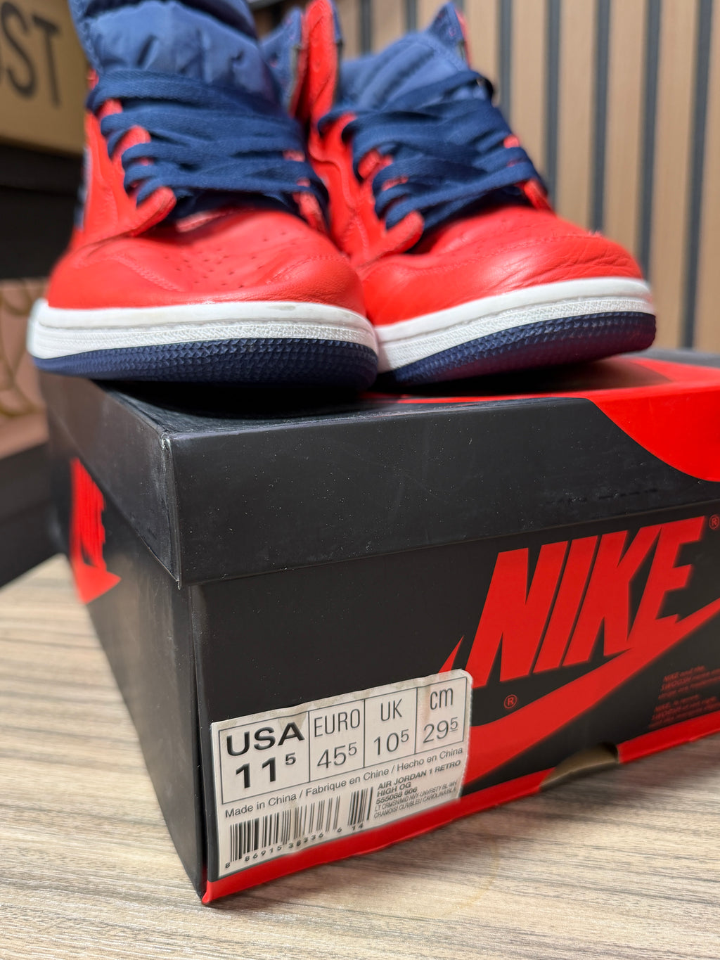 Air Jordan 1 Retro High OG 'David Letterman' Sz 11.5
