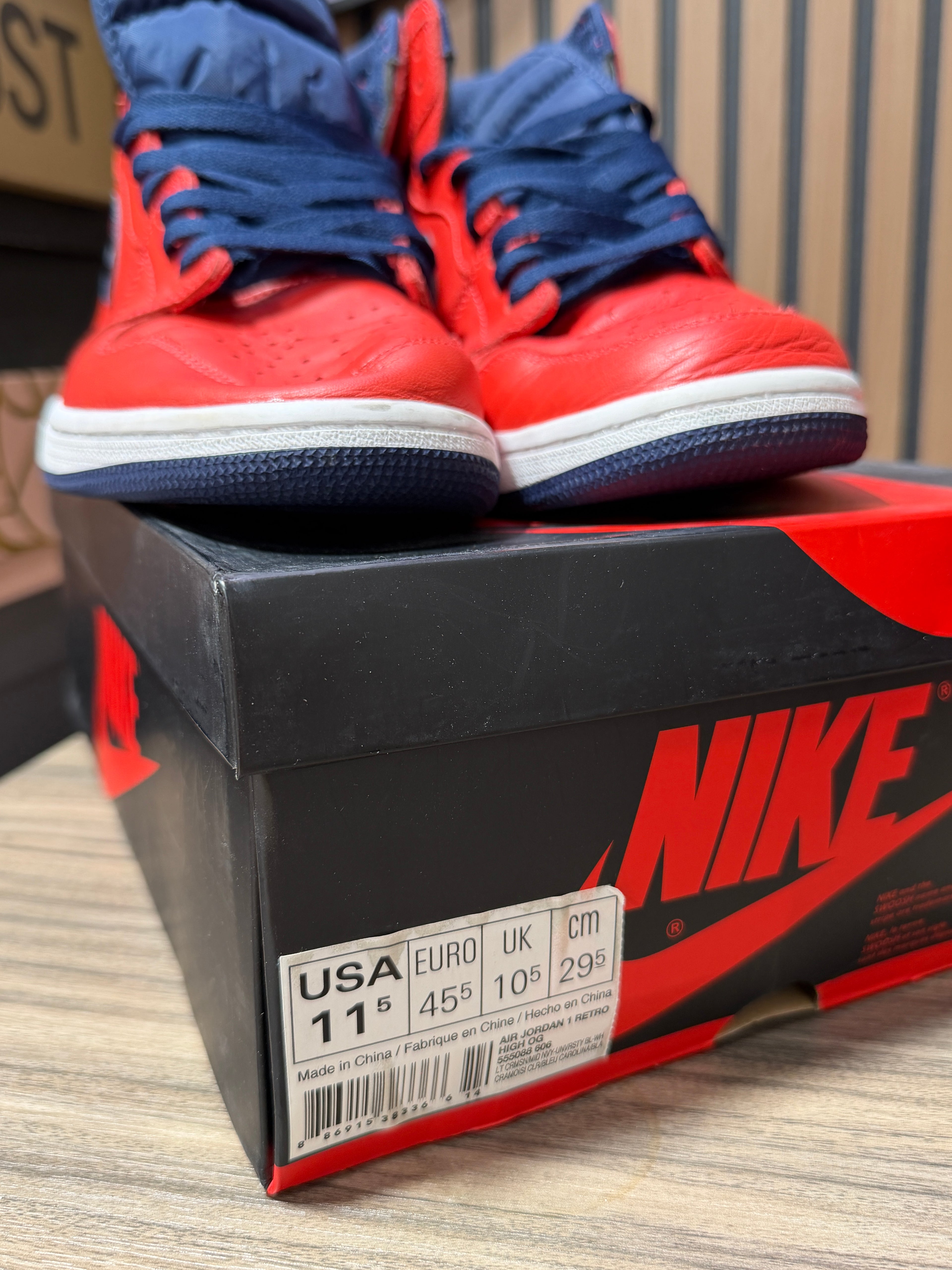 Air Jordan 1 Retro High OG 'David Letterman' Sz 11.5
