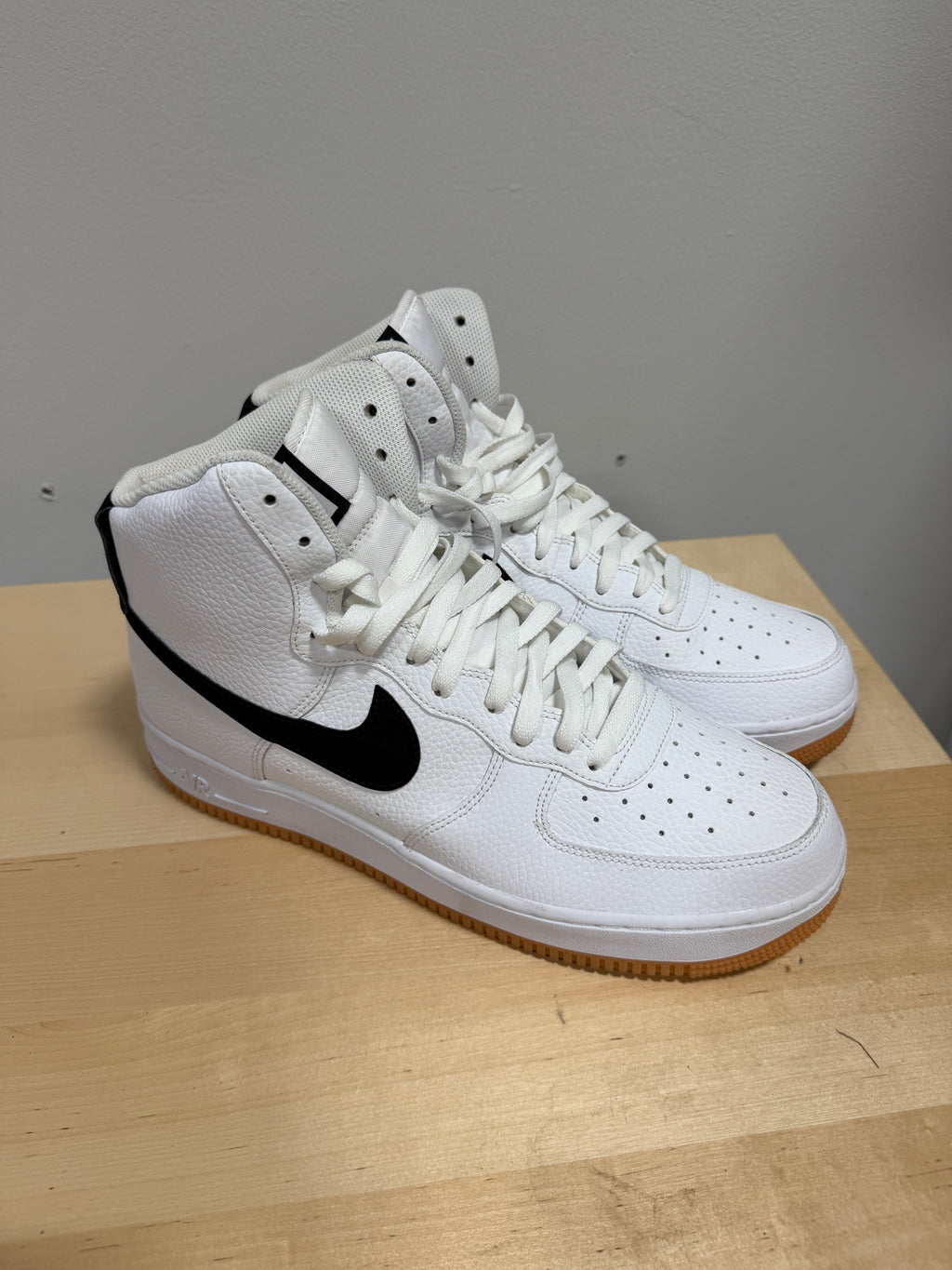 Nike Air Force 1 High '07 'White Gum' Sz 12
