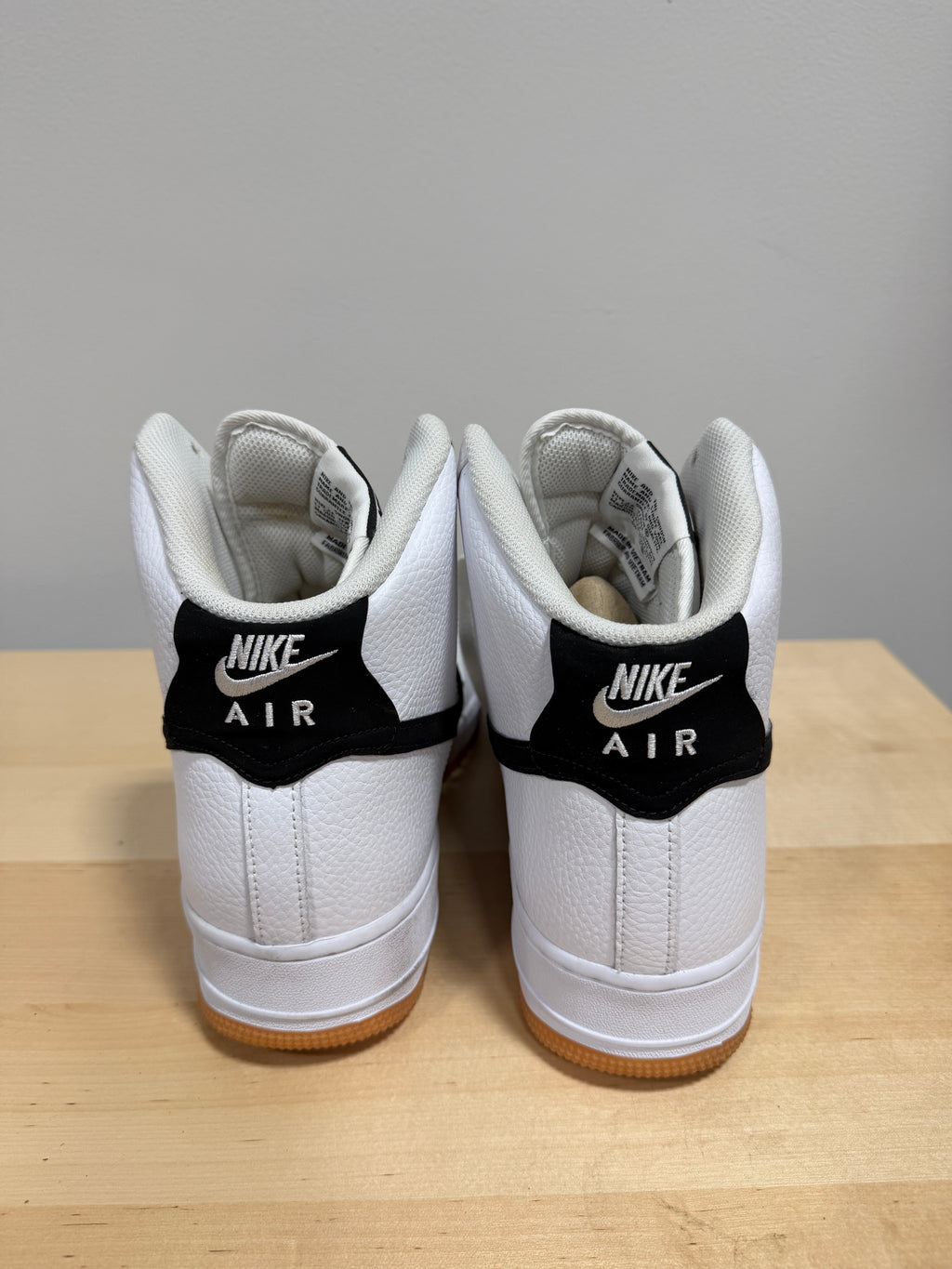 Nike Air Force 1 High '07 'White Gum' Sz 12