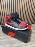 Nike Air Jordan 1 Mid Banned Bred Sz 12