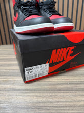 Load image into Gallery viewer, Nike Air Jordan 1 Mid Banned Bred Sz 12
