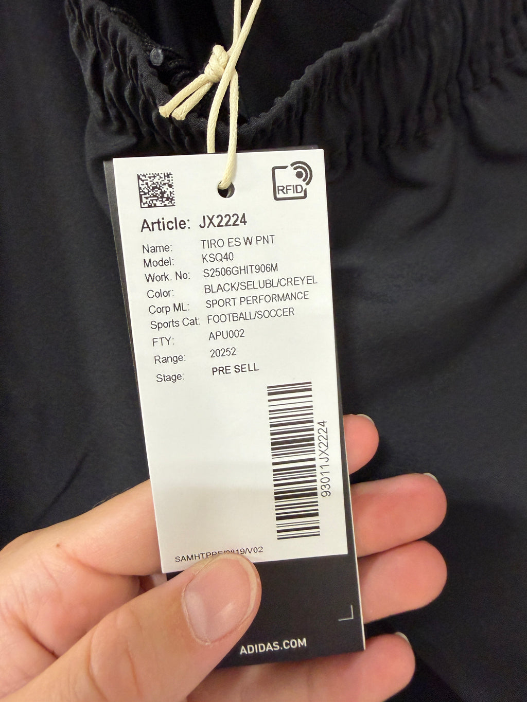 adidas Tiro 25 Essentials Woven Pant Mens sz M