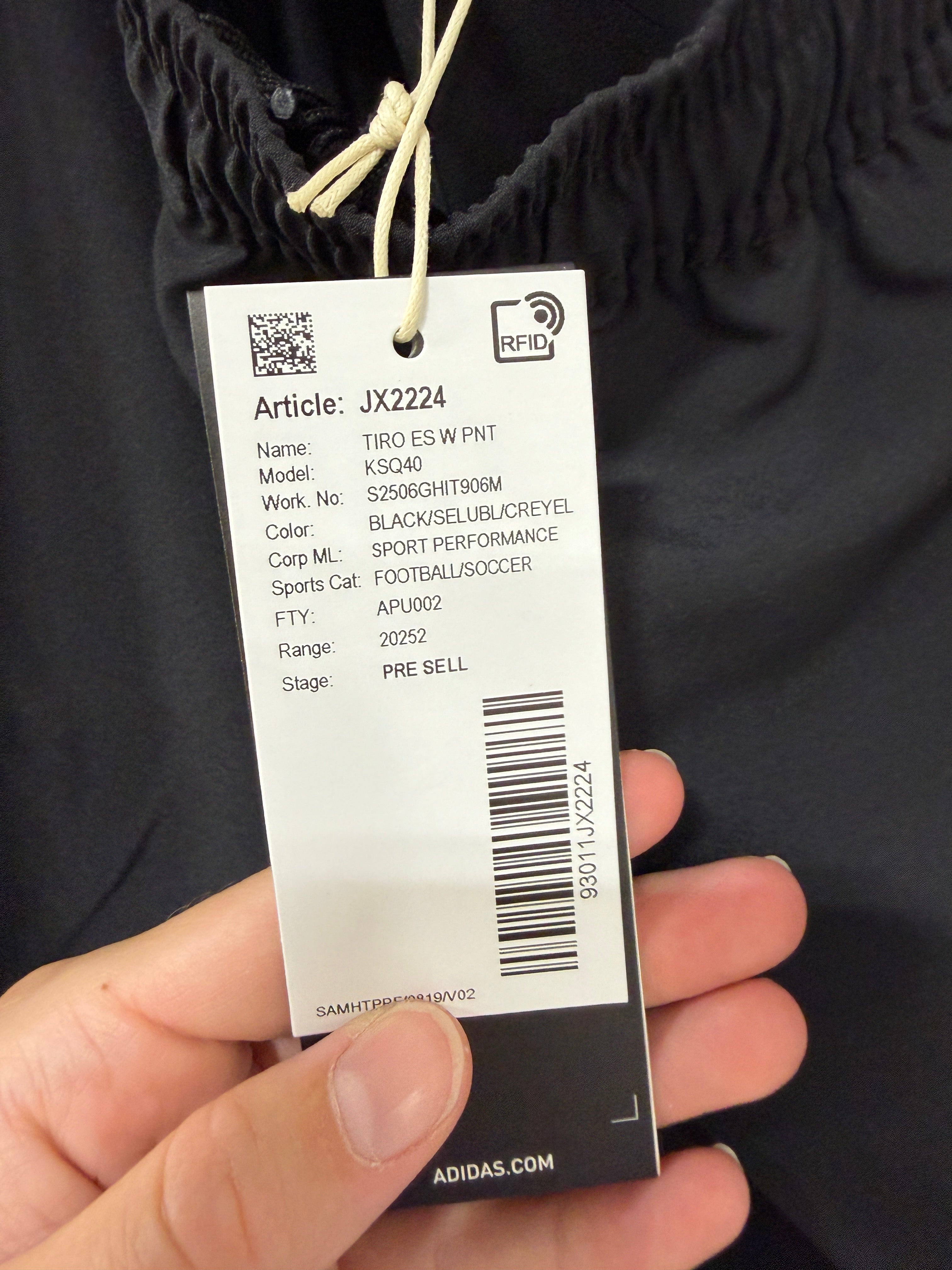 adidas Tiro 25 Essentials Woven Pant Mens sz M