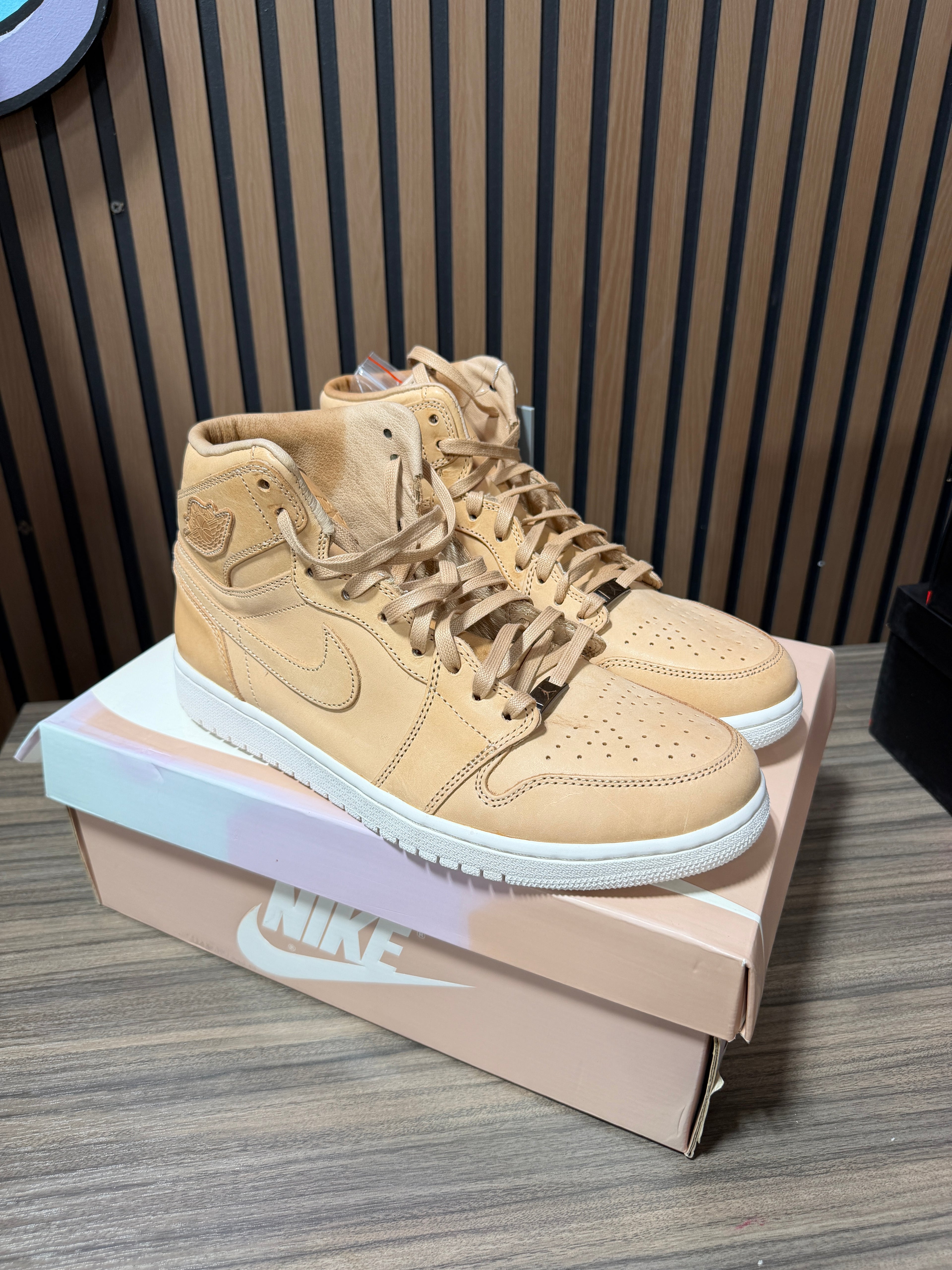 Air Jordan 1 Pinnacle 'Vachetta Tan' Sz 12