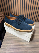 Load image into Gallery viewer, Common Projects Dress Sneakers Navy Suede Sz 12/45
