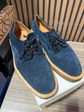 Load image into Gallery viewer, Common Projects Dress Sneakers Navy Suede Sz 12/45
