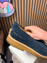 Load image into Gallery viewer, Common Projects Dress Sneakers Navy Suede Sz 12/45
