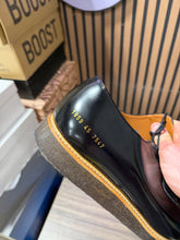 Load image into Gallery viewer, Common Projects Dress Sneakers Black Leather Sz 12/45
