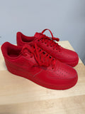 LIKE NEW Nike Air Force 1 Low red Sz 12