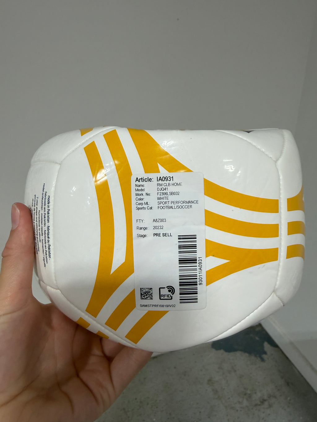 adidas Real Madrid CF Club Ball Size 5