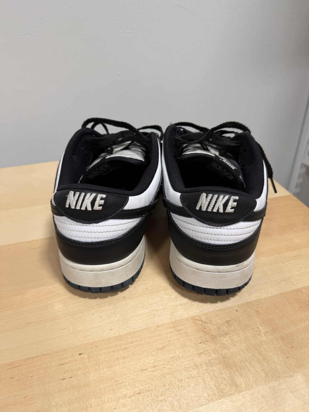 Nike PANDA Dunk Low Sz 14