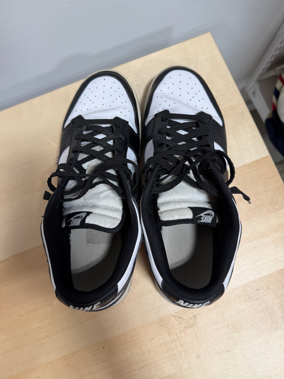 Nike PANDA Dunk Low Sz 14