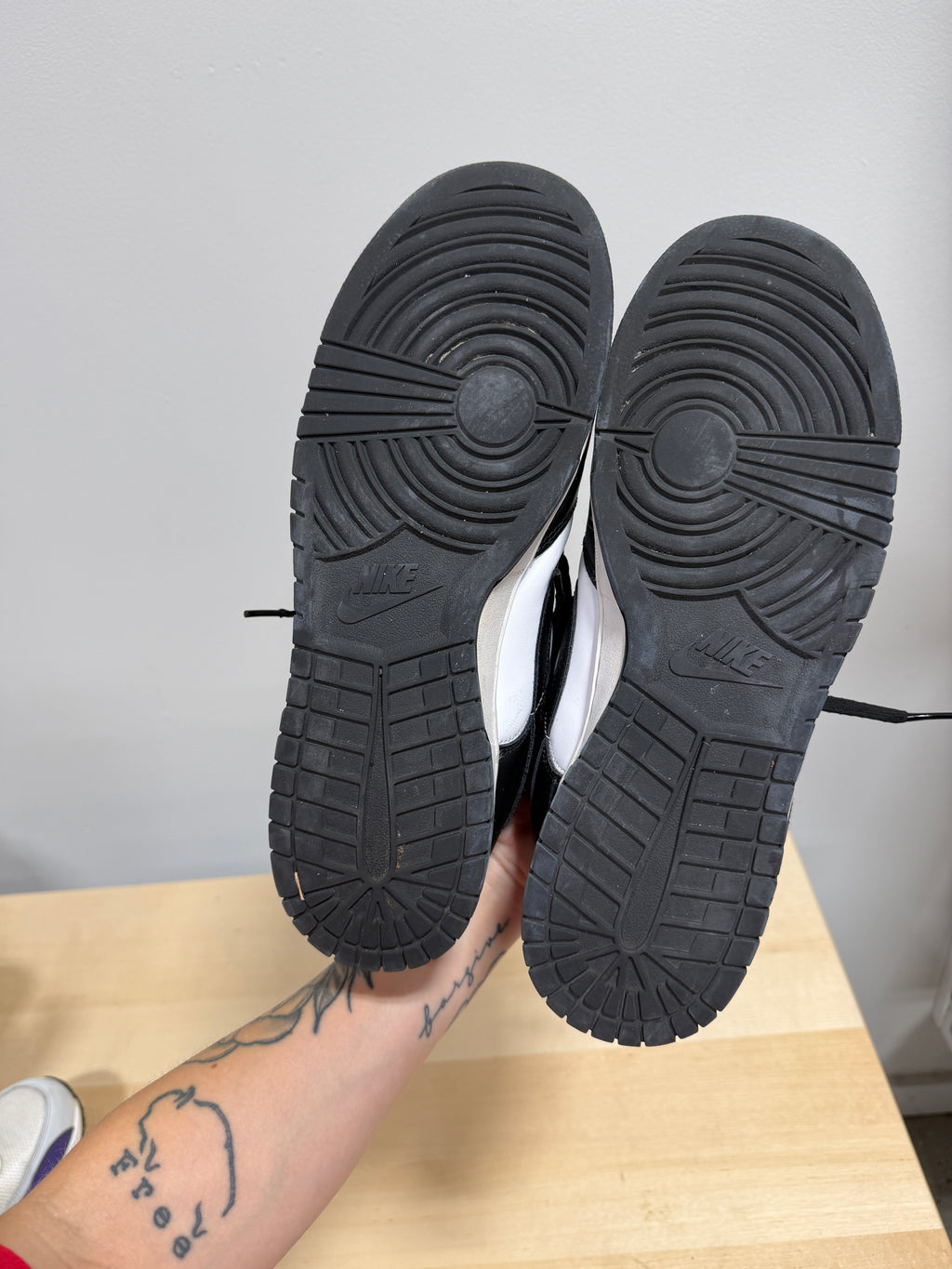 Nike PANDA Dunk Low Sz 14