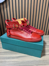Load image into Gallery viewer, Bucemi Brick Red high tops Sz 12/45
