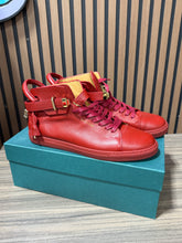 Load image into Gallery viewer, Bucemi Brick Red high tops Sz 12/45

