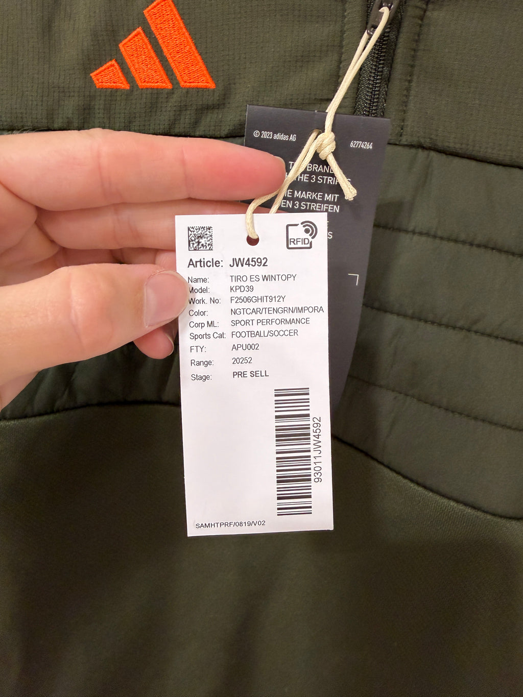 adidas Tiro 25 Essentials Winterized Hoody Kids