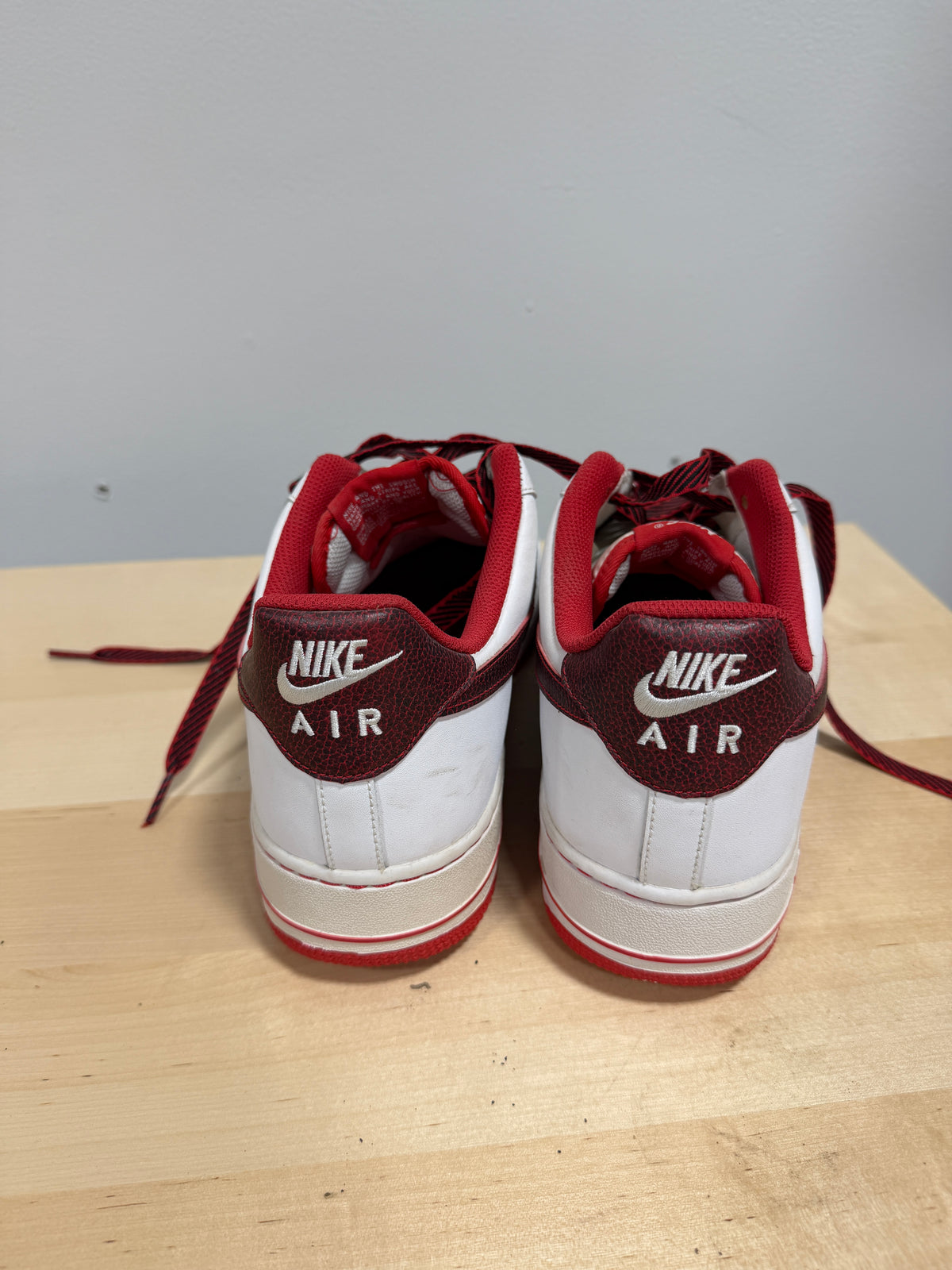 Nike Air Force 1 Low 'White University Red' Sz 12