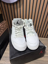 Load image into Gallery viewer, Nike Air Jordan 5 Retro Metallic White Sz 12

