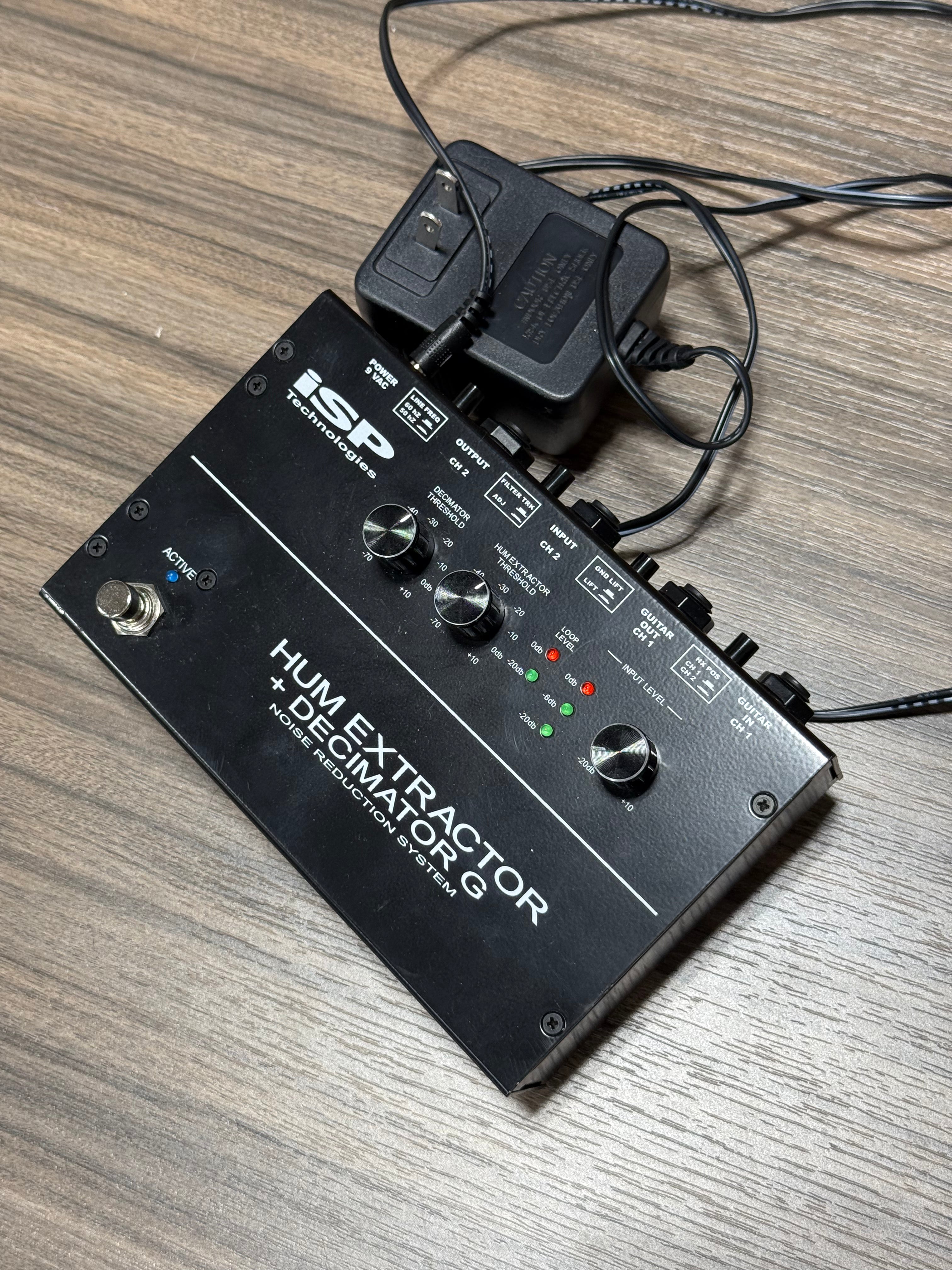 ギター iSP HUM EXTRACTOR + DECIMATOR G ISP Technologies Hum Extractor + Decimator G Noise Reduction