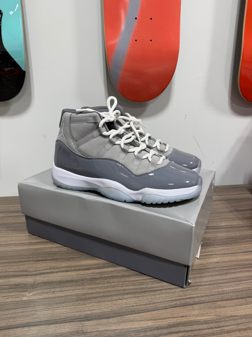 NEW Nike Air Jordan 11 Retro "Cool Grey" Sz 12
