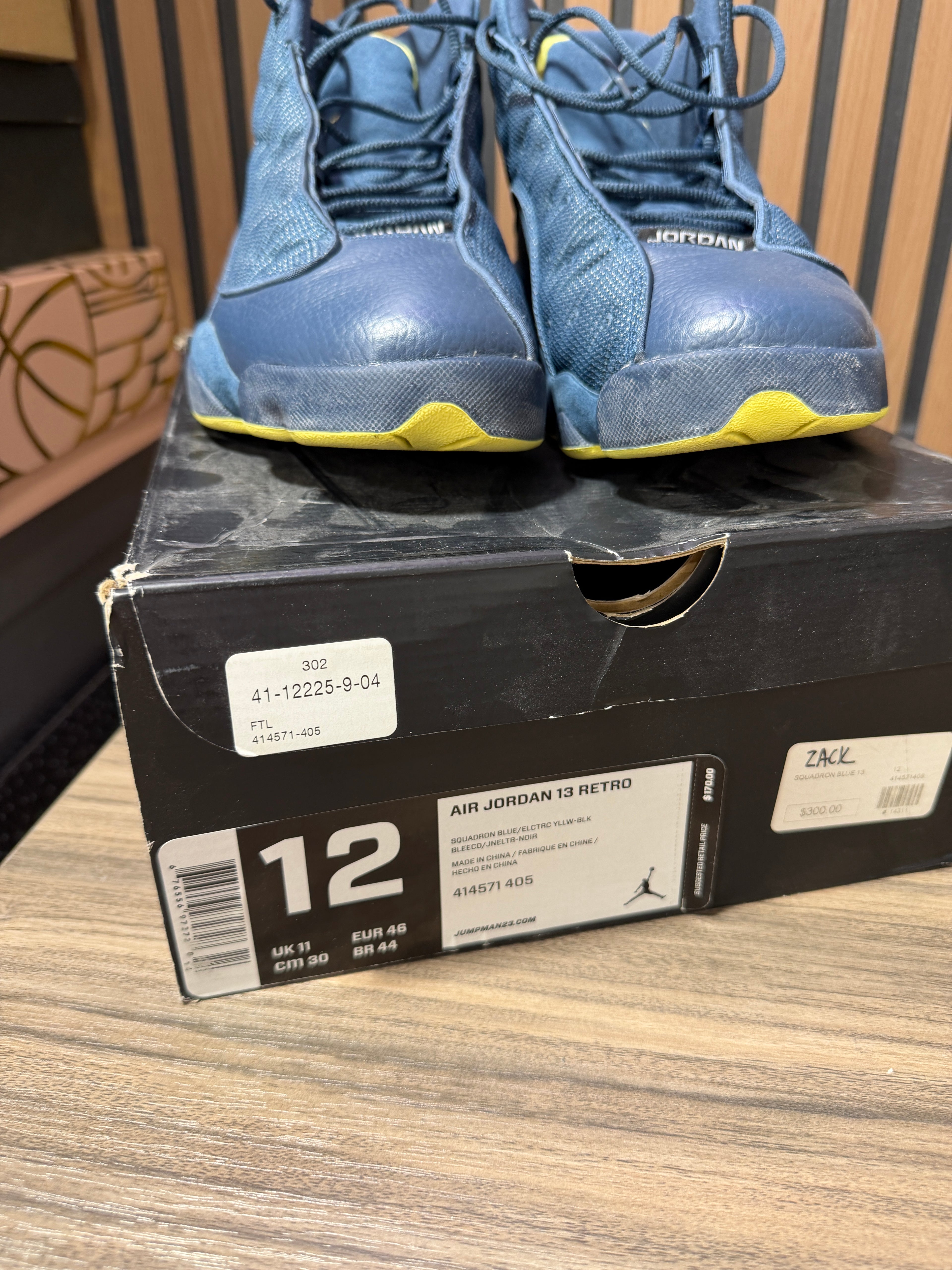 Nike Air Jordan 13 Retro "Squadron Blue"  Sz 12
