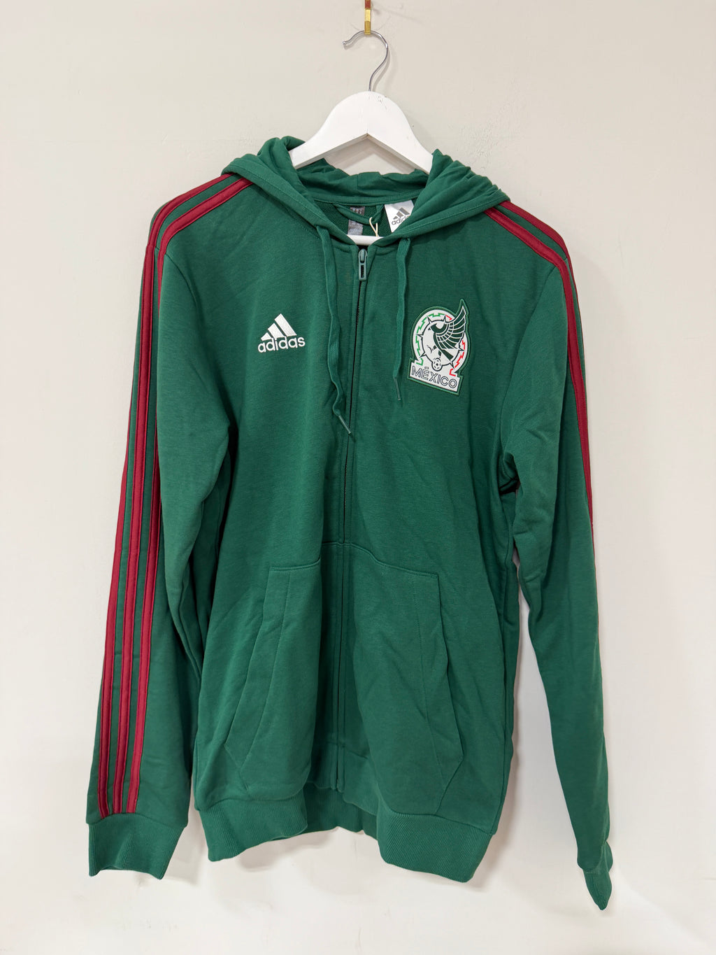 adidas Men's Mexico DNA Full Zip Hoodie Mens