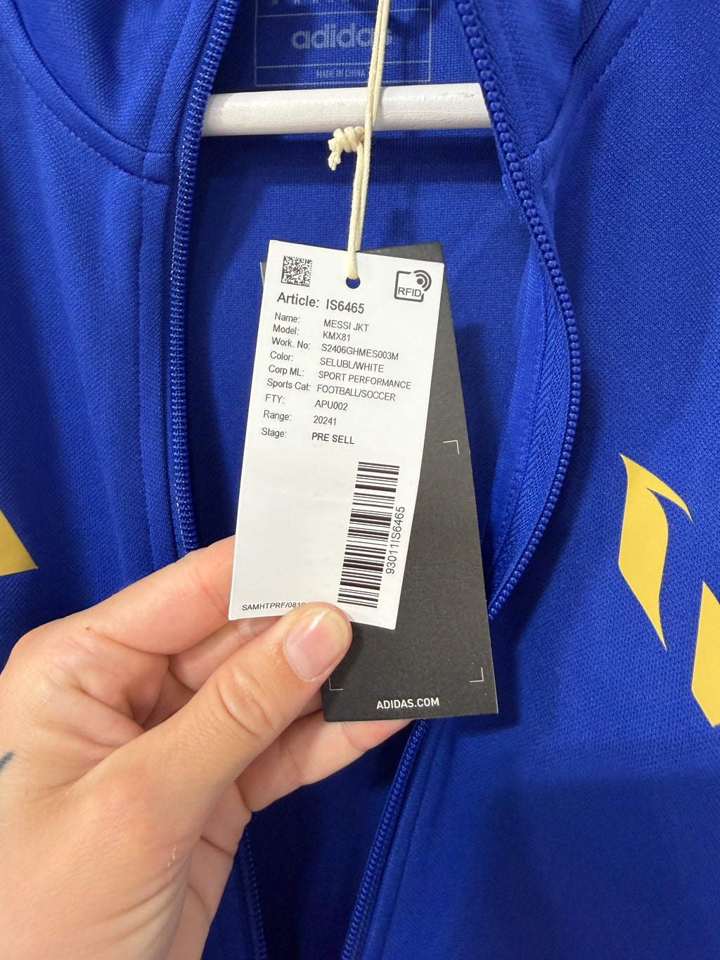 Adidas Messi Jacket Mens Size Medium