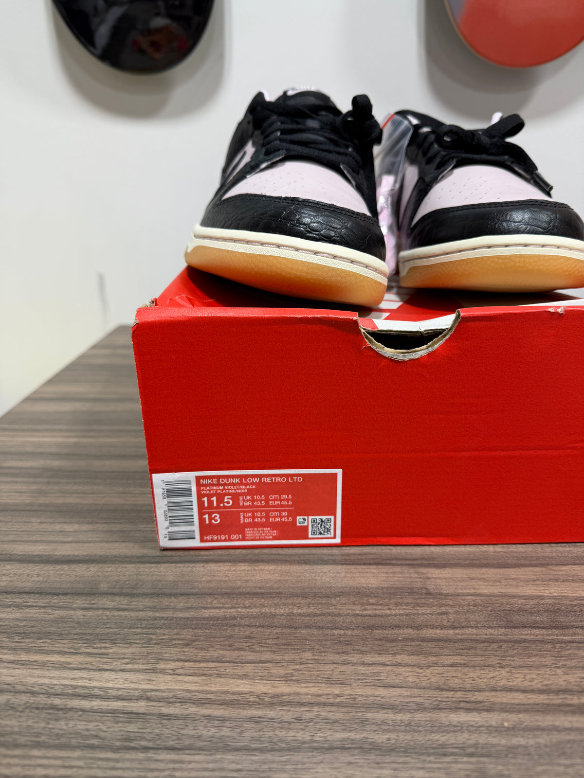 NEW Nike Dunk Low Retro LTD 'Pink Foam Black' Sz 11.5