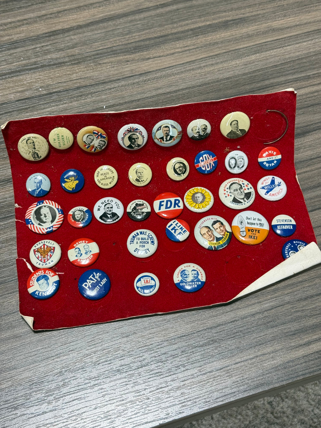 Political Pin Collection