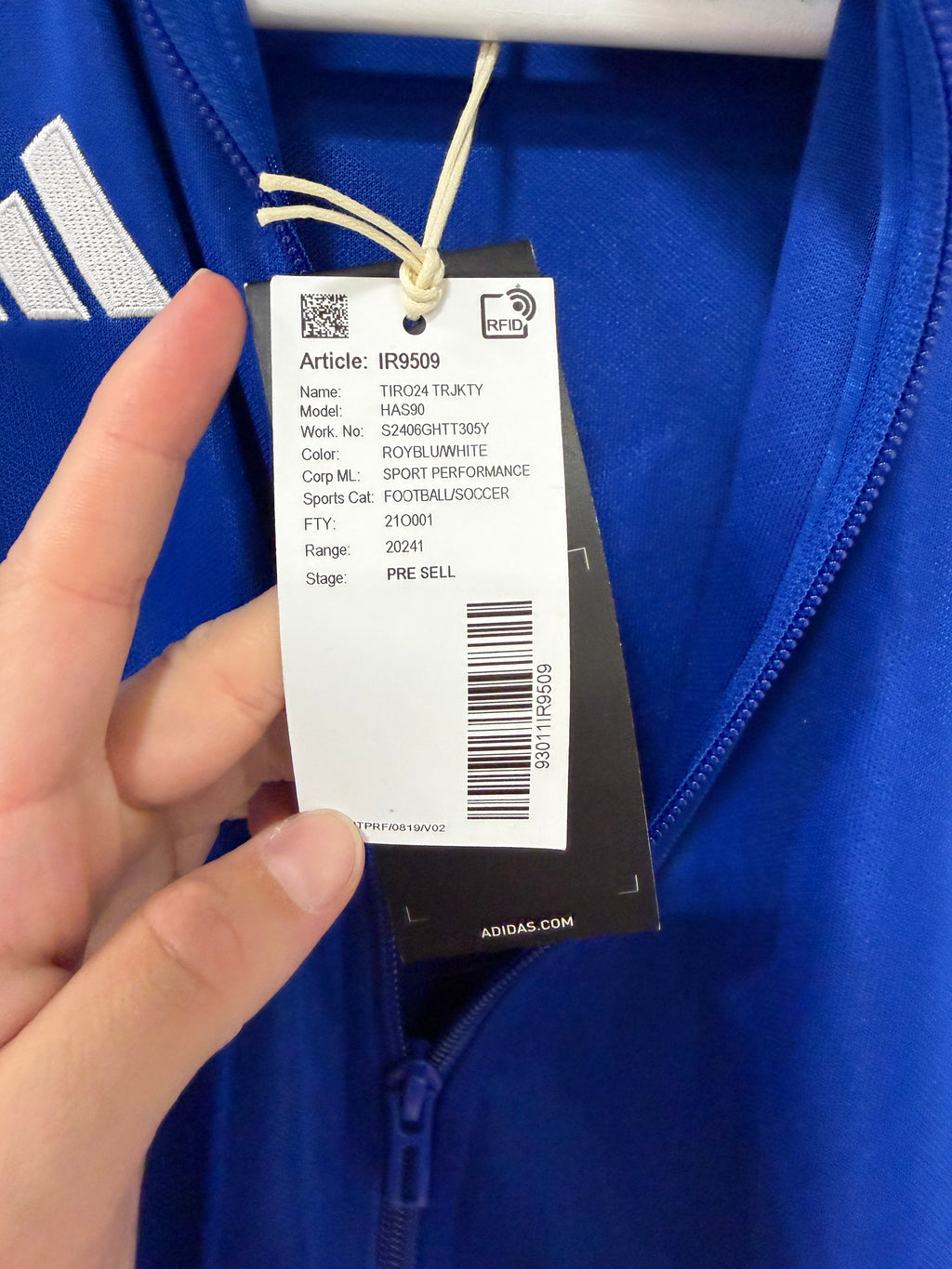 Adidas Tiro 24 Training Jacket Youth
