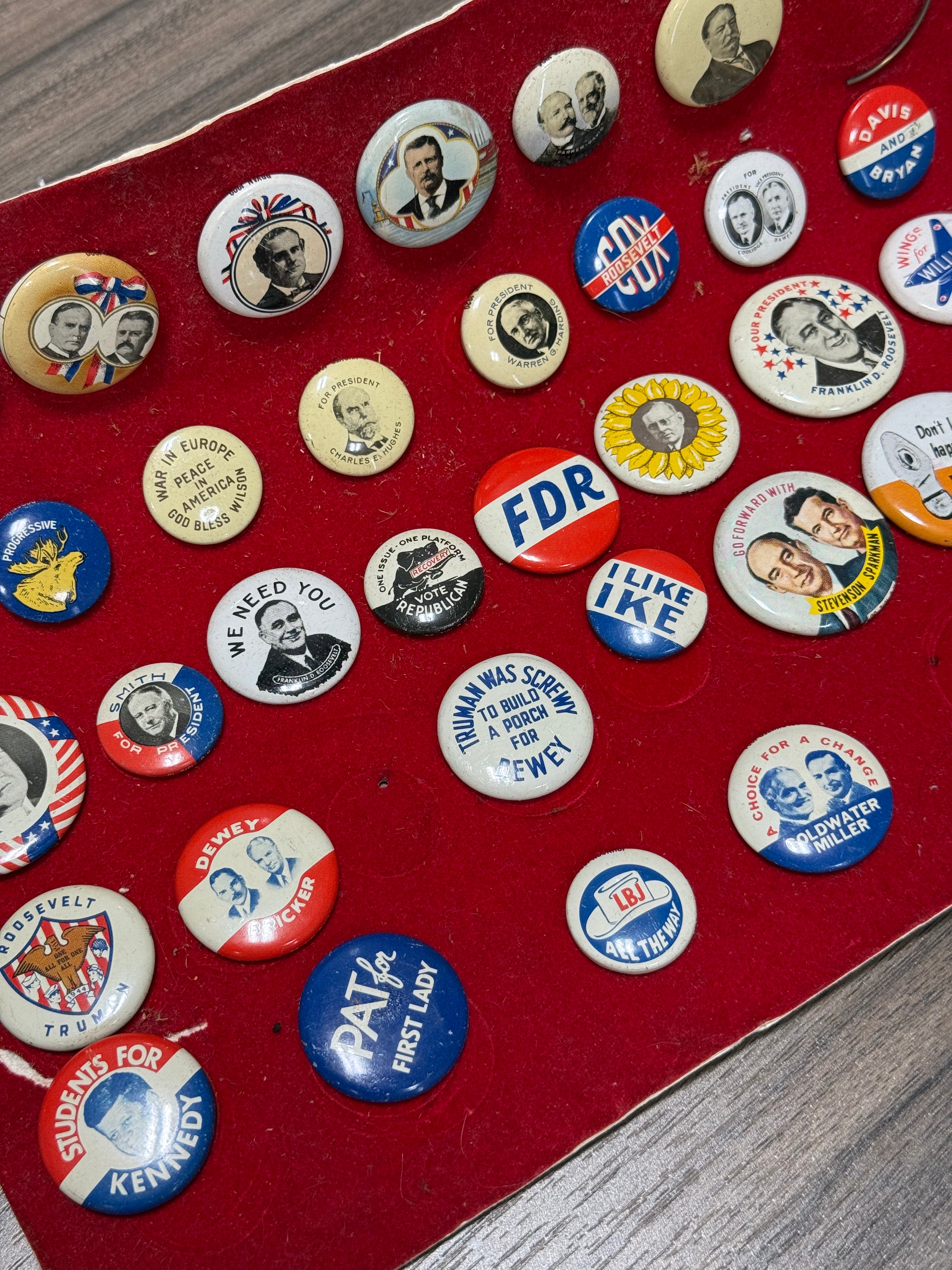 Political Pin Collection