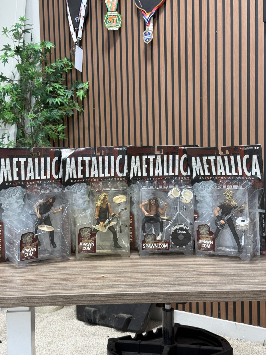 Set Of 4 McFarlane Toys Metallica Harvesters Of Sorrow Figures Complete Set NIB