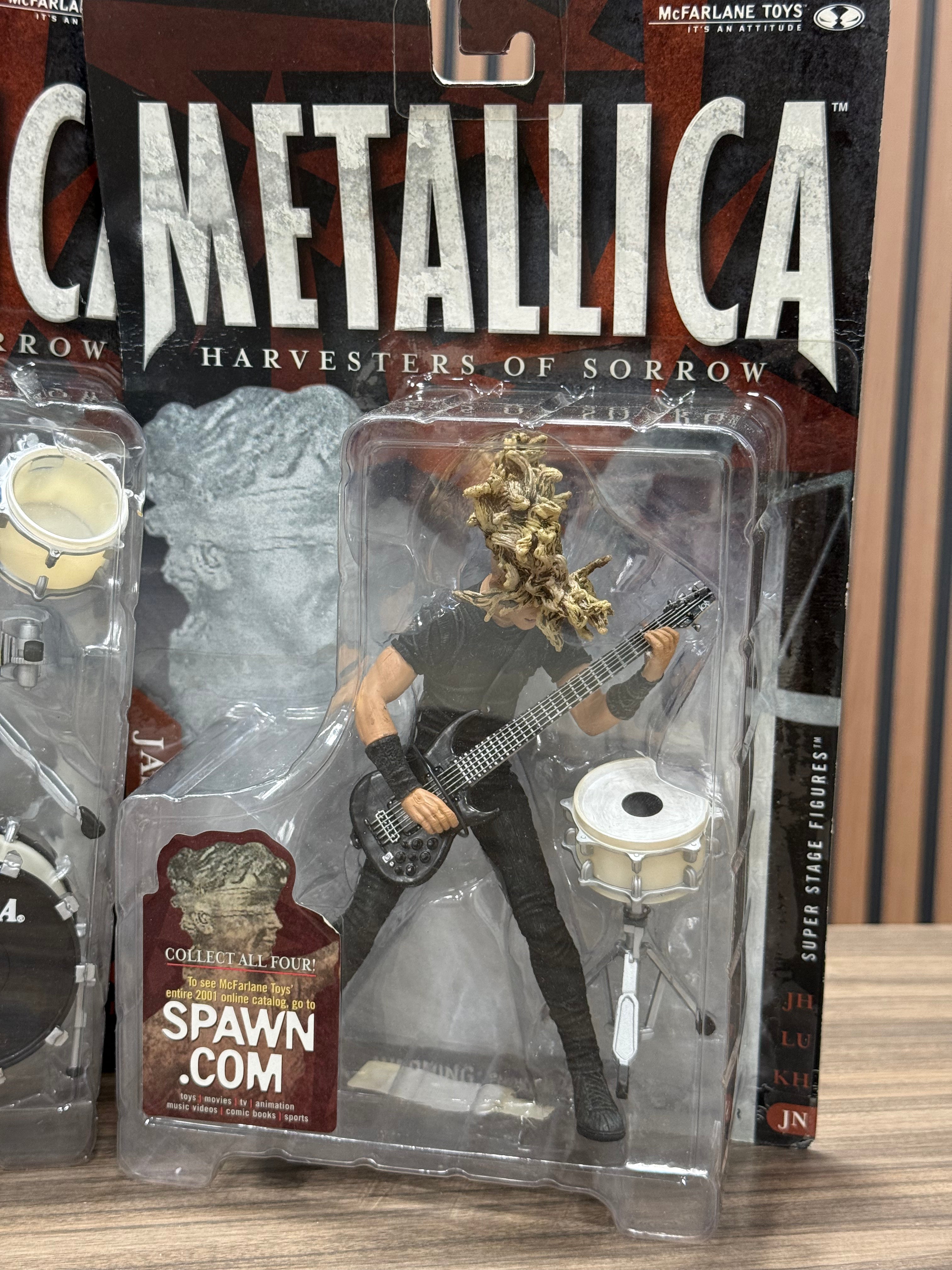 Set Of 4 McFarlane Toys Metallica Harvesters Of Sorrow Figures Complete Set NIB