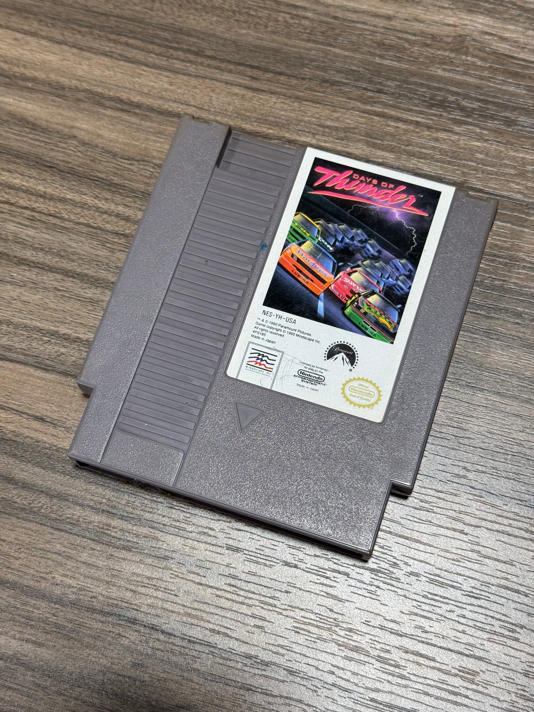 Days of Thunder (Nintendo Entertainment System, NES) Reconditioned! Authentic!