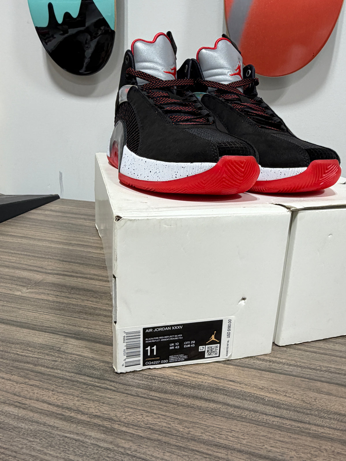 Air Jordan 35 "Bred" Sz 11